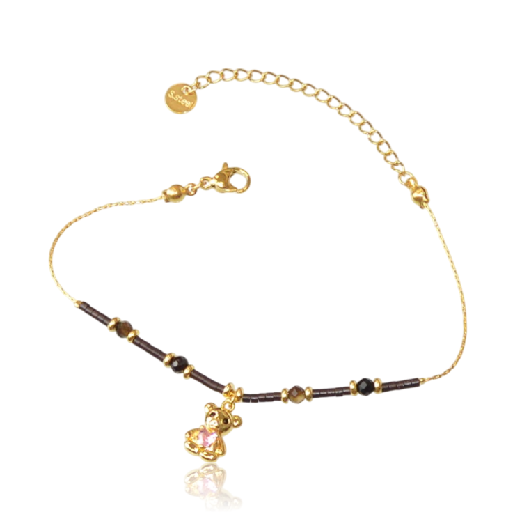 Bransoletka Misio Charm Koraliki Stal