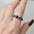 Pierścionek Elastyczny Purple Luck – Handmade