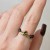 Pierścionek Elastyczny Black Charm – Handmade