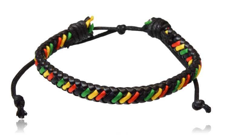 Bransoletka rzemienia, eko skóry i sznurka unisex