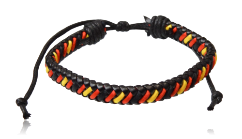 Bransoletka rzemienia, eko skóry i sznurka unisex