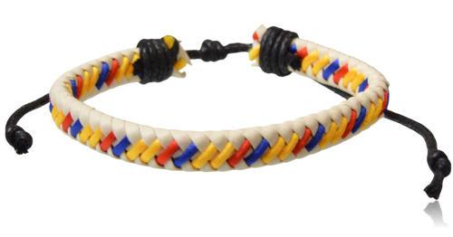 Bransoletka rzemienia, eko skóry i sznurka unisex