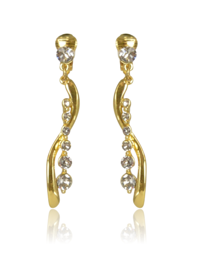 Klipsy Colibra E10114Au - Swarovski Elements