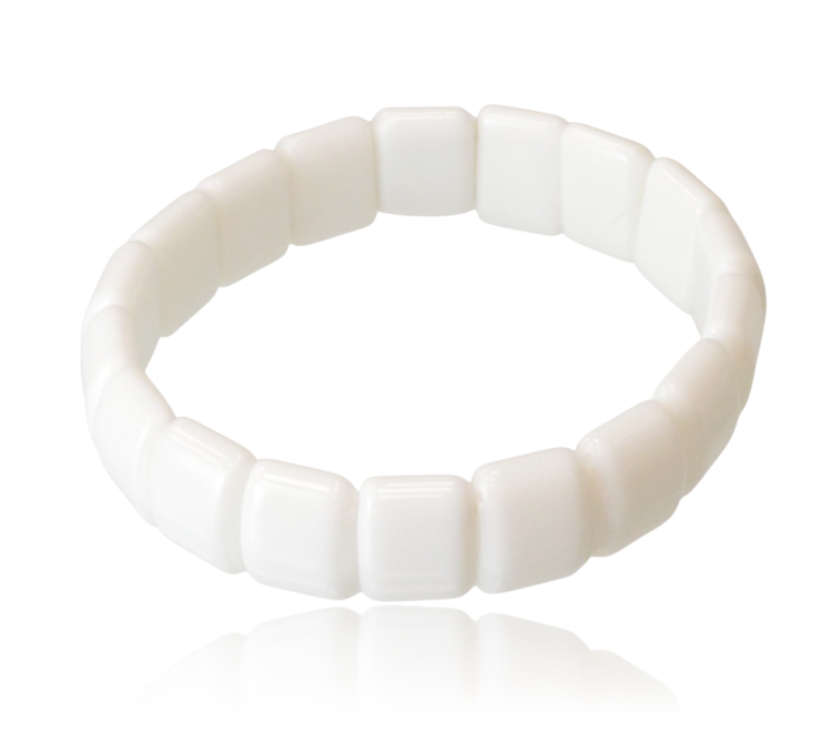 Bransoletka „Pure White Agate” – Symbol Harmonii i Czystości