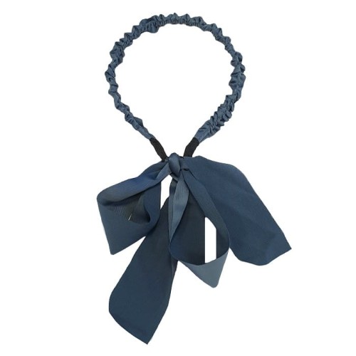 Opaska do włosów wiązana wstążka