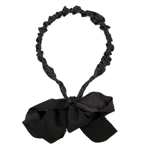 Opaska do włosów wiązana wstążka
