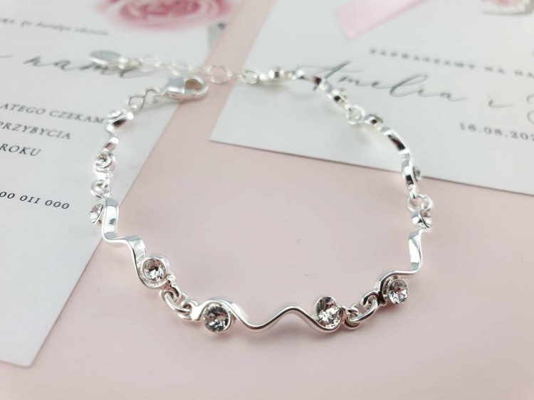 Bransoletka Colibra B8153Ag Swarovski Elements