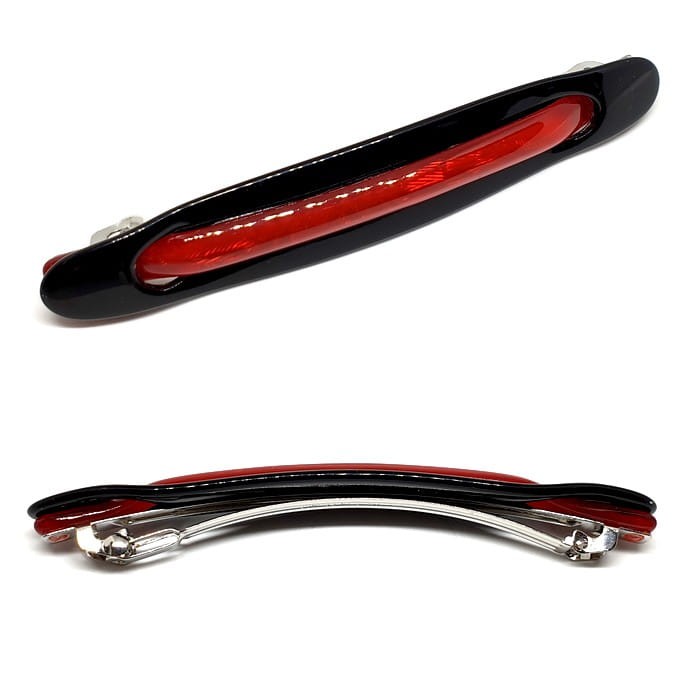 Spinka automatyczna FRANCJA czarna z czerwonym