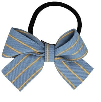 Gumka z kokardką w paski