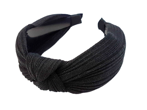 Opaska z supełkiem sweterkowa