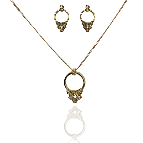 Komplet 2-częściowy Colibra 12091Au Swarovski