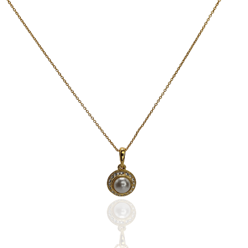 Naszyjnik Colibra z perełką C15/SM/12Au