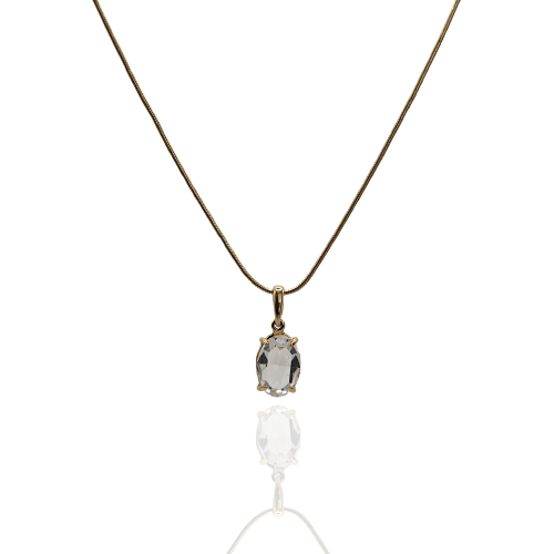 Naszyjnik Colibra Swarovski owalny kryształek