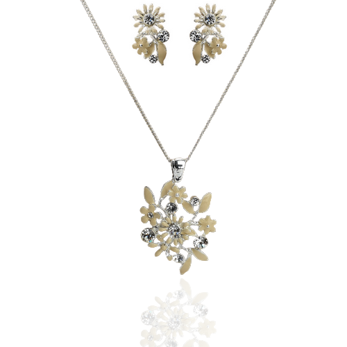 Komplet 2-częściowy Colibra łączka ecru 9067Ag