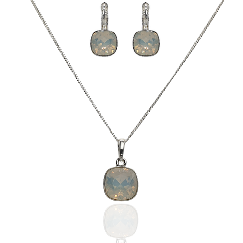 Komplet 2-częściowy Colibra 13567Ah White Opal