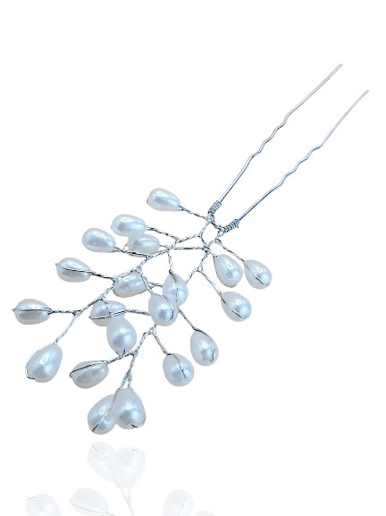 Szpilka do włosów z perełkami