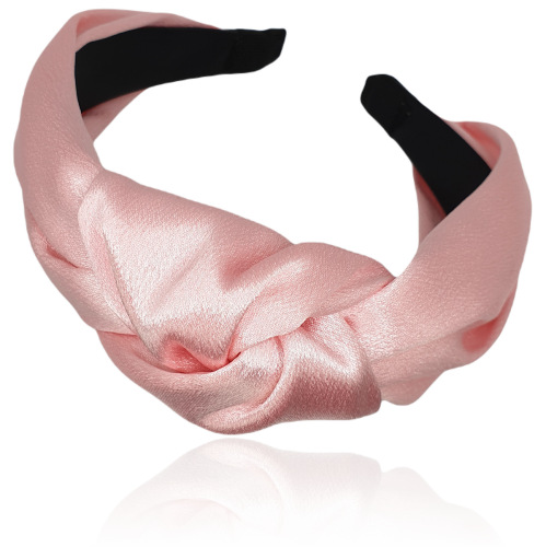 Opaska supełek z imitacji jedwabiu