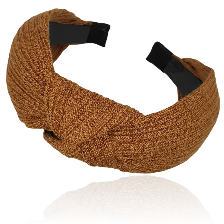 Opaska z supełkiem sweterkowa