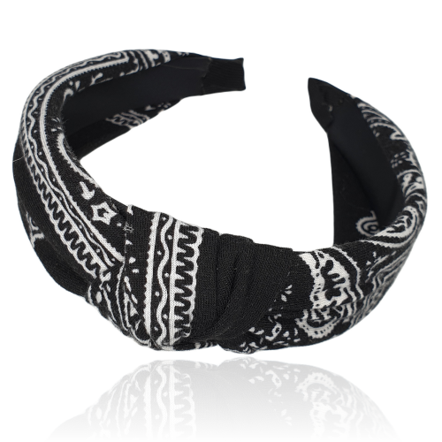 Opaska bandanka czarna