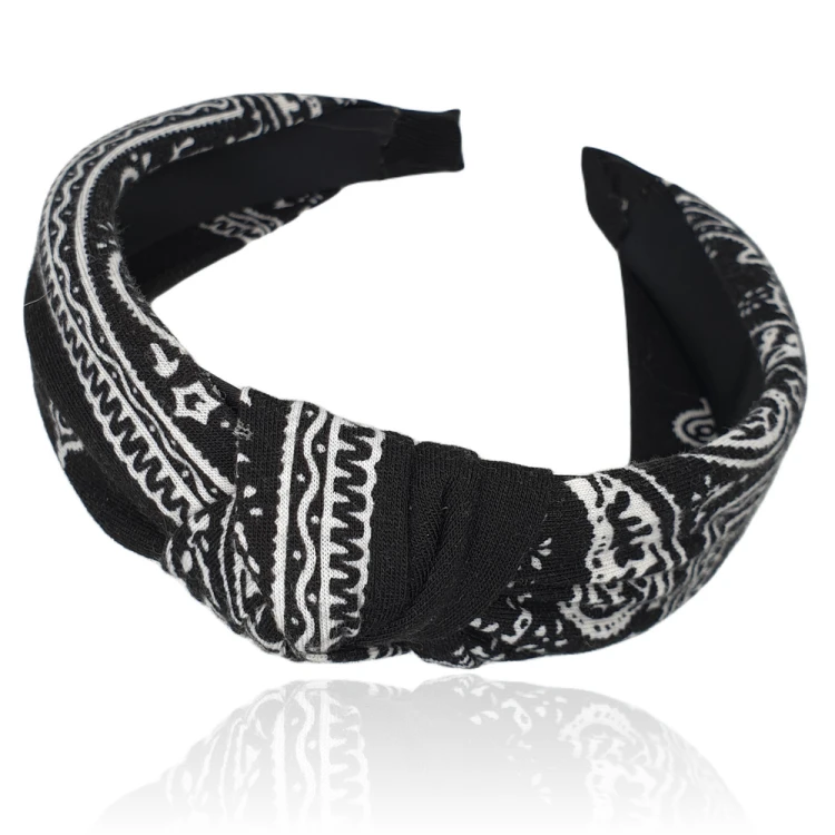 Opaska bandanka czarna