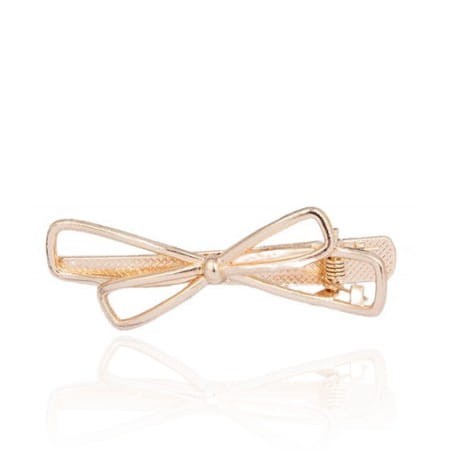 Spinka klips kokarda rosegold