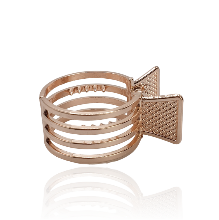 Spinka szczęki okrągła rosegold