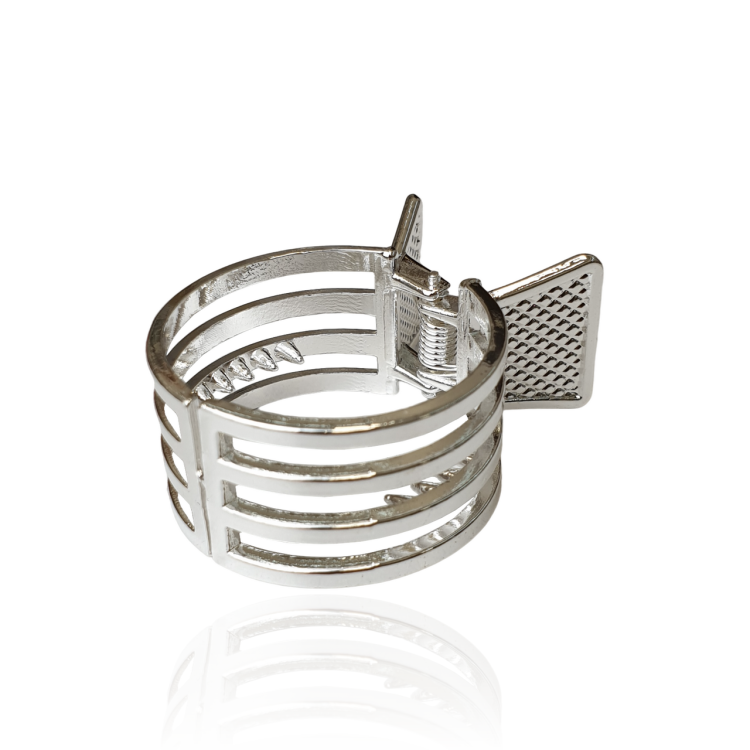 Spinka szczęki okrągła srebrna