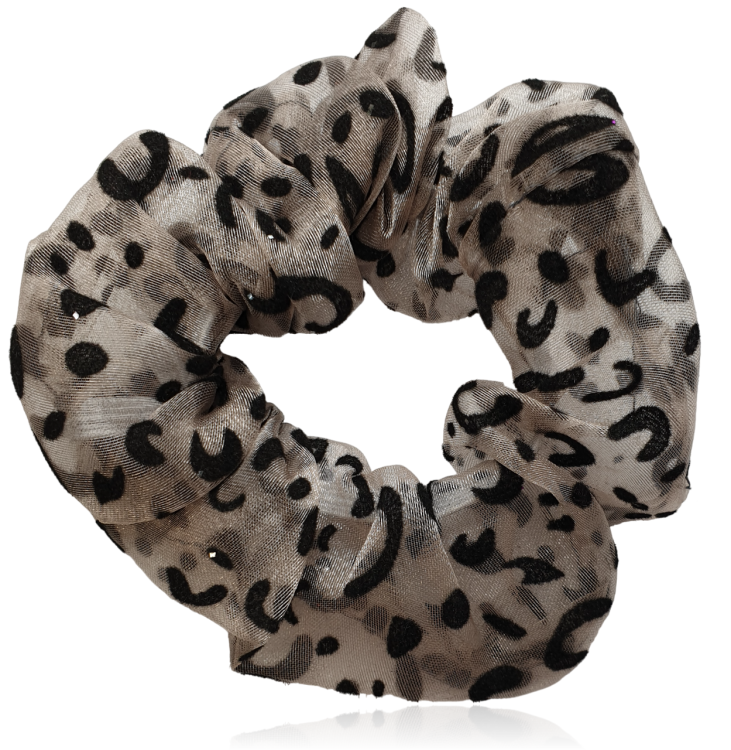 Scrunchie tiulowa gumka do włosów WILD