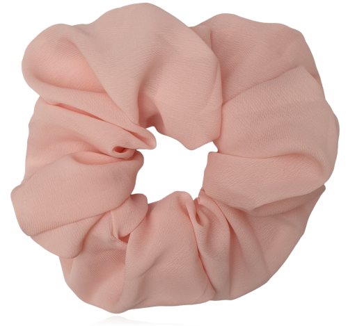 Gumka do włosów duża owijka żorżeta łososiowa