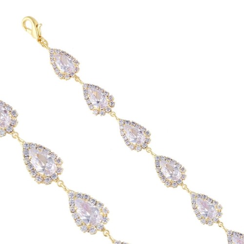 Bransoletka z czeskich kryształów Strass