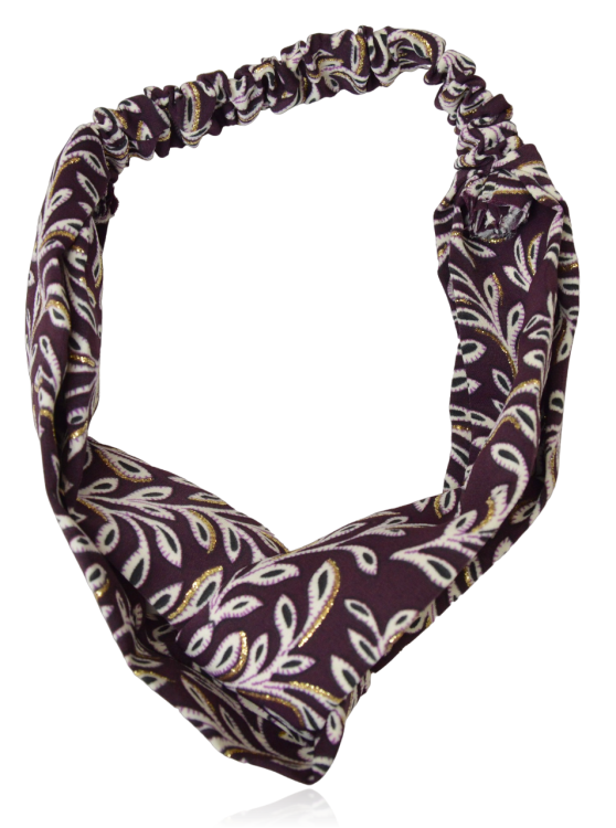 Opaska na gumce Twist Paisley