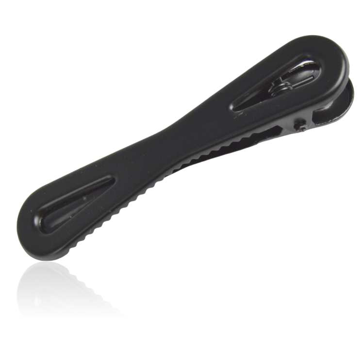 Spinka do włosów klips czarny metal nieskończoność