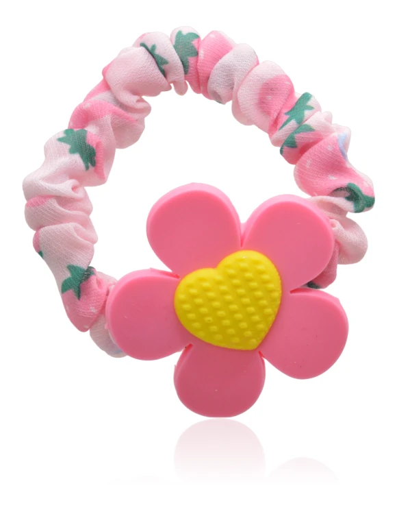 Gumka do włosów dziecięca z kwiatkiem