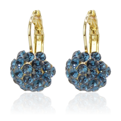 Kolczyki pozłacane Colibra P8126Au Swarovski - 207