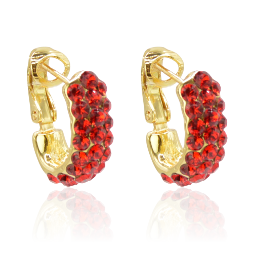 Kolczyki pozłacane Colibra P10971Au Swarovski - 227