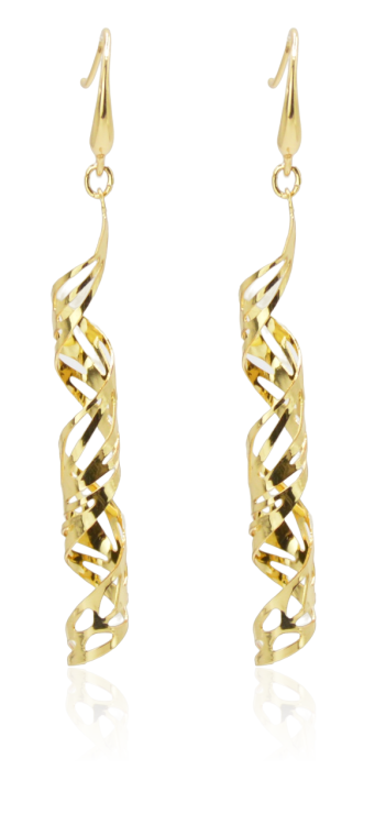 Kolczyki pozłacane Colibra P10087Au