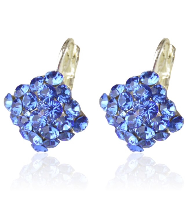 Kolczyki Colibra P11225Ag Swarovski Sapphire 206