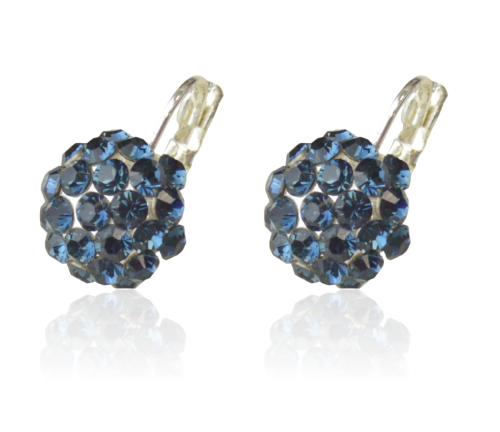 Kolczyki Colibra P8126Ag Swarovski Montana 207