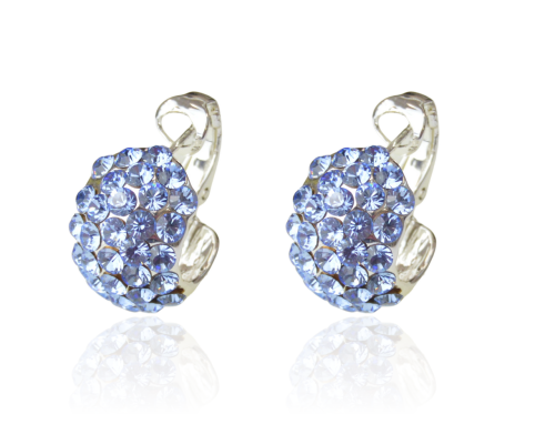 Kolczyki Colibra P10972Ag Swarovski Light Sapphire 211