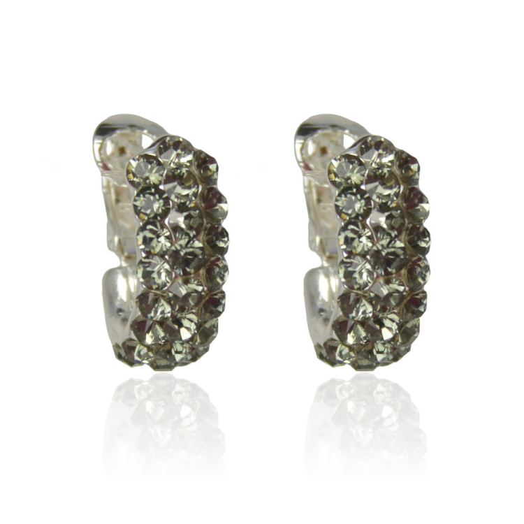 Kolczyki Colibra P10971Ag Swarovski Black Diamond 215