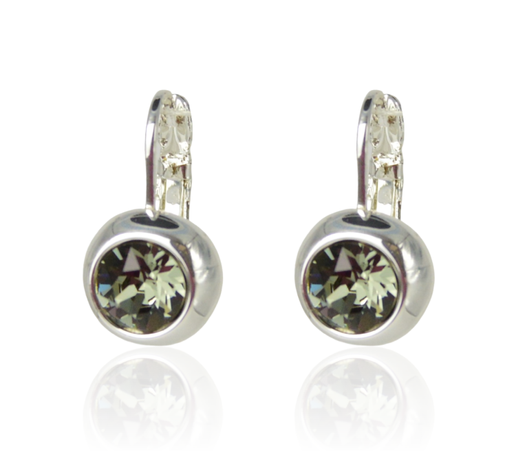 Kolczyki Colibra P4523Ag Swarovski Black Diamond 215