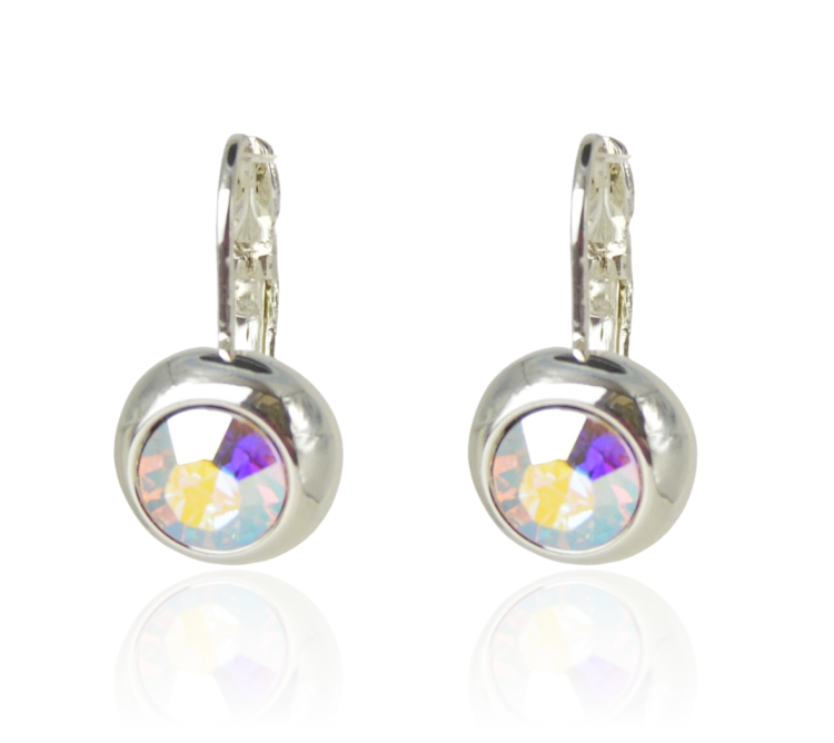 Kolczyki Colibra P4523Ag Swarovski 001 AB