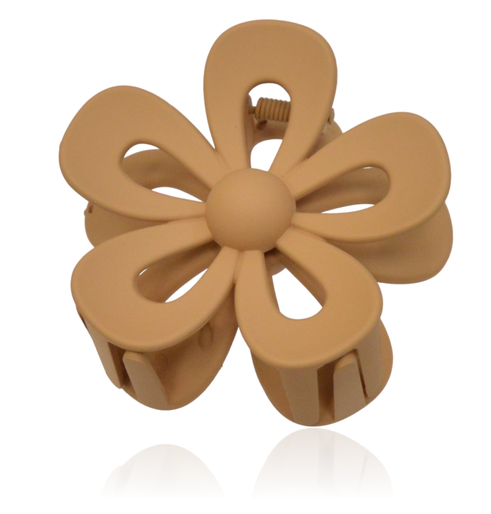 Spinka szczęki kwiat ażur kawa z mlekiem