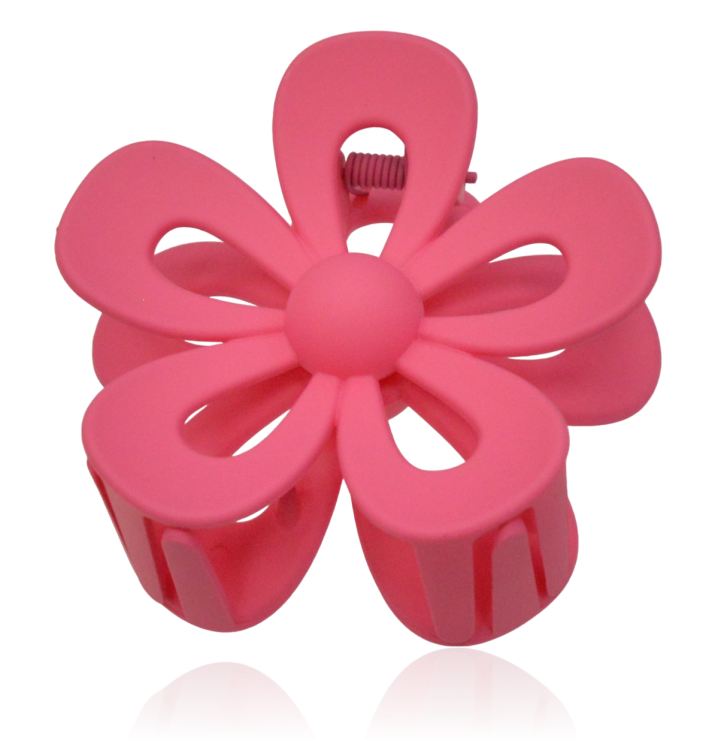 Spinka szczęki kwiat ażur fuksja