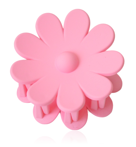 Spinka do włosów szczęka kwiat jasny róż mat