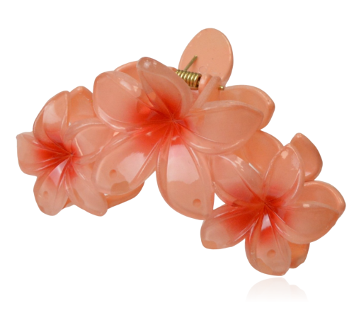Spinka do włosów szczęka potrójny kwiat koral