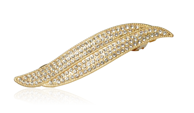 Spinka automatyczna z cyrkoniami złota