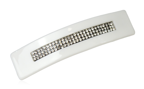 Spinka automatyczna z dżetami biała