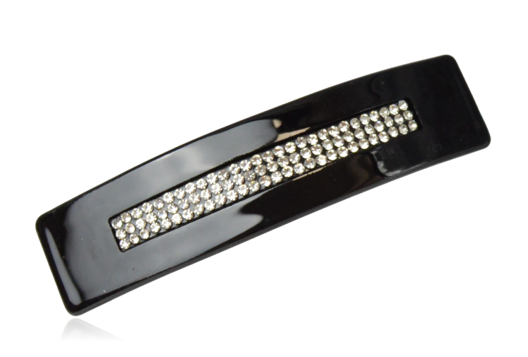 Spinka automatyczna z dżetami czarna