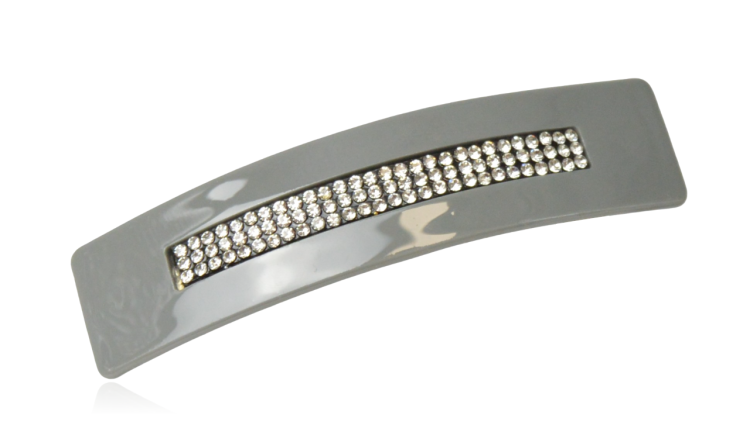 Spinka automatyczna z dżetami szara